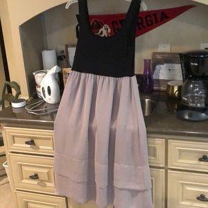 Black and grey dress